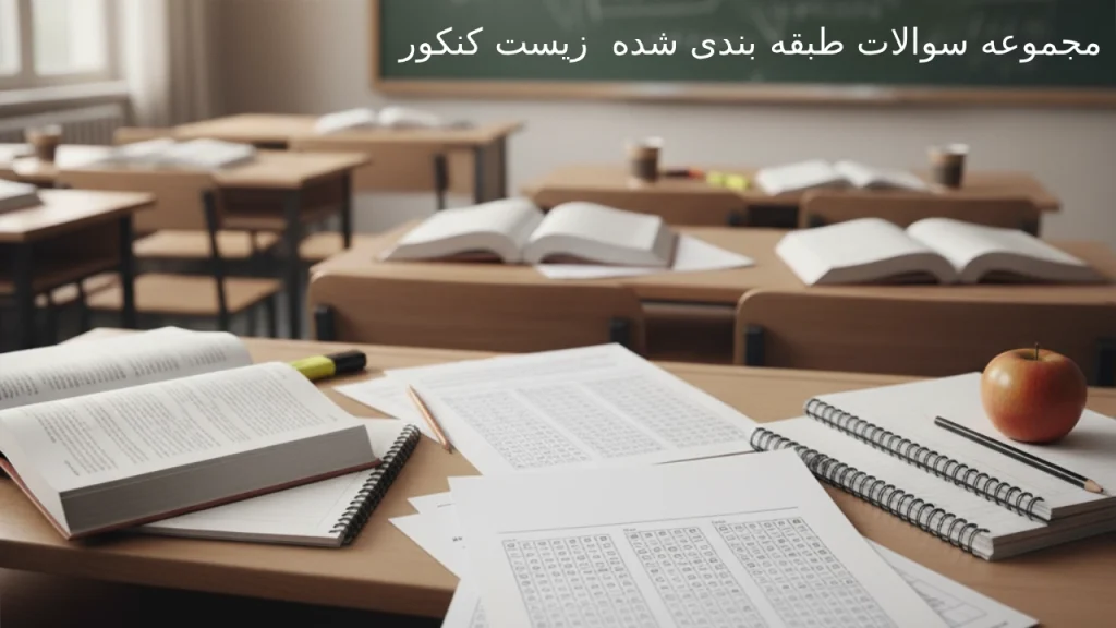 سوالات طبقهبندیشده زیست کنکور تجربی با پاسخ تشریحی