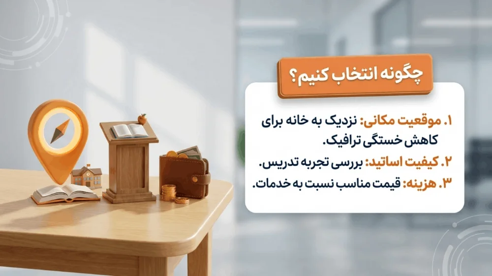 معیارهای انتخاب بهترین آموزشگاه کنکور در اسلامشهر